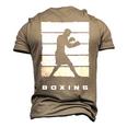 Boxing Apparel - Boxer Boxing Men's 3D T-shirt Back Print Khaki