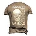Burgett Name Burgett Ive Only Met About 3 Or 4 People Men's 3D T-shirt Back Print Khaki