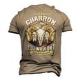 Charron Name Shirt Charron Family Name V3 Men's 3D Print Graphic Crewneck Short Sleeve T-shirt Khaki