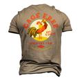 Chicken Chicken Cage Free Whiskey Fed Rye & Shine Rooster Funny Chicken Men's 3D Print Graphic Crewneck Short Sleeve T-shirt Khaki