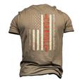Cornhole American Flag 4Th Of July Bags Player Novelty Men's 3D T-Shirt Back Print Khaki