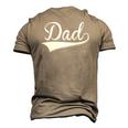 Dad Est 2015 Fathers Day Birthday Daddy Established 2015 Men's 3D T-Shirt Back Print Khaki Dad Est 2015 Fathers Day Birthday Daddy Established 2015 Men's 3D T-Shirt Back Print Khaki