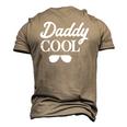 Mens Daddy Cool With Sunglasses Graphics Men's 3D T-Shirt Back Print Khaki