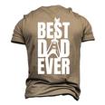 Mens Dads Birthday Fathers Day Best Dad Ever Men's 3D T-shirt Back Print Khaki