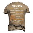 Dickson Name Dickson Born To Rule Men's 3D T-shirt Back Print Khaki