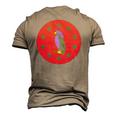 Dominica Flag Sisserou Parrot Men's 3D T-Shirt Back Print Khaki