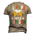 El Papa Mas Chingon Mexican Dad Husband Regalo Flag V2 Men's 3D T-shirt Back Print Khaki