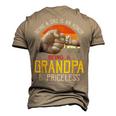 Father Grandpa Mens Being A Dad Is An Honor Being A Grandpa Is Priceless72 Family Dad Men's 3D Print Graphic Crewneck Short Sleeve T-shirt Khaki
