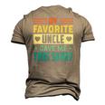 My Favorite Uncle Gave Me This For Nephew Niece Tee Men's 3D T-Shirt Back Print Khaki