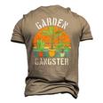 Garden Gangster For Gardener Gardening Vintage Men's 3D T-Shirt Back Print Khaki