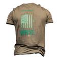 Gardener Landscaper Retro Vintage Lawn Enforcement Officer Men's 3D T-Shirt Back Print Khaki