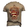 Gilles Blood Runs Through My Veins Name Men's 3D Print Graphic Crewneck Short Sleeve T-shirt Khaki