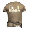 The Gin Father Gin And Tonic Classic Men's 3D T-Shirt Back Print Khaki