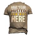 Have No Fear Husted Is Here Name Men's 3D Print Graphic Crewneck Short Sleeve T-shirt Khaki