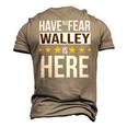 Have No Fear Walley Is Here Name Men's 3D Print Graphic Crewneck Short Sleeve T-shirt Khaki