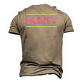 Hunty Drag Queen Vintage Retro Men's 3D T-Shirt Back Print Khaki
