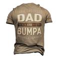 I Have Two Titles Dad And Bumpa And I Rock Them Both Men's 3D Print Graphic Crewneck Short Sleeve T-shirt Khaki