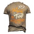 I Love Jesus And Trap Music Dd Men's 3D Print Graphic Crewneck Short Sleeve T-shirt Khaki