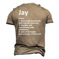 Jay Definition Personalized Name Birthday Idea Men's 3D T-Shirt Back Print Khaki