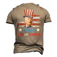 Joe Biden Happy 4Th Of Easter Confused 4Th Of July Men's 3D T-Shirt Back Print Khaki