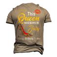 Leopard This Queen Was Born In July Happy Birthday To Me Men's 3D T-shirt Back Print Khaki