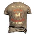 Matthews Blood Run Through My Veins Name V3 Men's 3D T-shirt Back Print Khaki