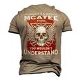 Mcatee Name Shirt Mcatee Family Name V3 Men's 3D Print Graphic Crewneck Short Sleeve T-shirt Khaki