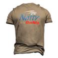 Natty Daddy Fathers Day Men's 3D T-Shirt Back Print Khaki