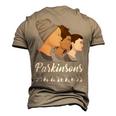 Parkinsons Awareness Grey Women Parkinsons Parkinsons Awareness Men's 3D Print Graphic Crewneck Short Sleeve T-shirt Khaki