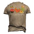 Peace Love Cinco De Mayo Funny Men's 3D Print Graphic Crewneck Short Sleeve T-shirt Khaki