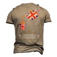 Platinum Jubilee 2022 Union Jack For Kids & Jubilee Teapot Men's 3D T-Shirt Back Print Khaki