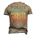 Polite Name Shirt Polite Family Name Men's 3D Print Graphic Crewneck Short Sleeve T-shirt Khaki