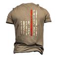 Proud Dad Of Firefighter Firefighters Dad Men's 3D T-Shirt Back Print Khaki