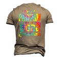 Proud Pawpaw Of A Class Of 2022 Graduate Tie Dye Men's 3D T-Shirt Back Print Khaki