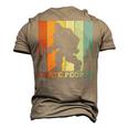Retro Camping I Hate People Men's 3D Print Graphic Crewneck Short Sleeve T-shirt Khaki