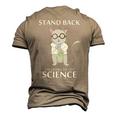 Stand Back Im Going To Try Science Men's 3D Print Graphic Crewneck Short Sleeve T-shirt Khaki