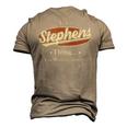 Stephens Shirt Personalized Name T Shirt Name Print T Shirts Shirts With Name Stephens Men's 3D T-shirt Back Print Khaki