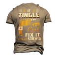 Tingle Blood Runs Through My Veins Name V2 Men's 3D Print Graphic Crewneck Short Sleeve T-shirt Khaki