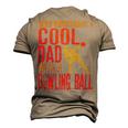 Never Underestimate A Cool Dad With A Ballfunny744 Bowling Bowler Men's 3D T-shirt Back Print Khaki