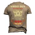 Virgo Guy I Have 3 Sides Virgo Guy Birthday Men's 3D T-shirt Back Print Khaki