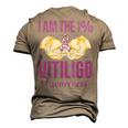 Vitiligo Awareness One Vitiligo Awareness Men's 3D T-shirt Back Print Khaki