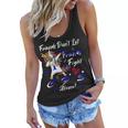 Friends Dont Let Friends Fight Chronic Fatigue Syndrome Cfs Alone Unicorn Blue Ribbon Chronic Fatigue Syndrome Support Cfs Awareness V2 Women Flowy Tank