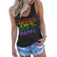 Happy Kids When Grow Up Parent Gay Pride Ally Lgbtq Month Women Flowy Tank
