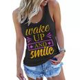 Wake Up And Smile 771 Trending Shirt Women Flowy Tank