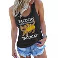 Womens Tacocat Spelled Backward Is Tacocat Love Cat And Taco Women Flowy Tank