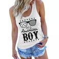 All American Boy 4Th Of July Boys Kids Sunglasses Family Women Flowy Tank