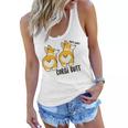 Corgi Set Sticker Design Funny Corgi Set Stickers Women Flowy Tank