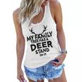 Funny Deer Quotemy Family Tree Has A Deer Stand In It Deer Lovers Women Flowy Tank