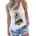 Golden Retriever Cute Puppy Women Flowy Tank