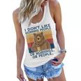 I Dont Like Morning People Or Mornings Or People Women Flowy Tank